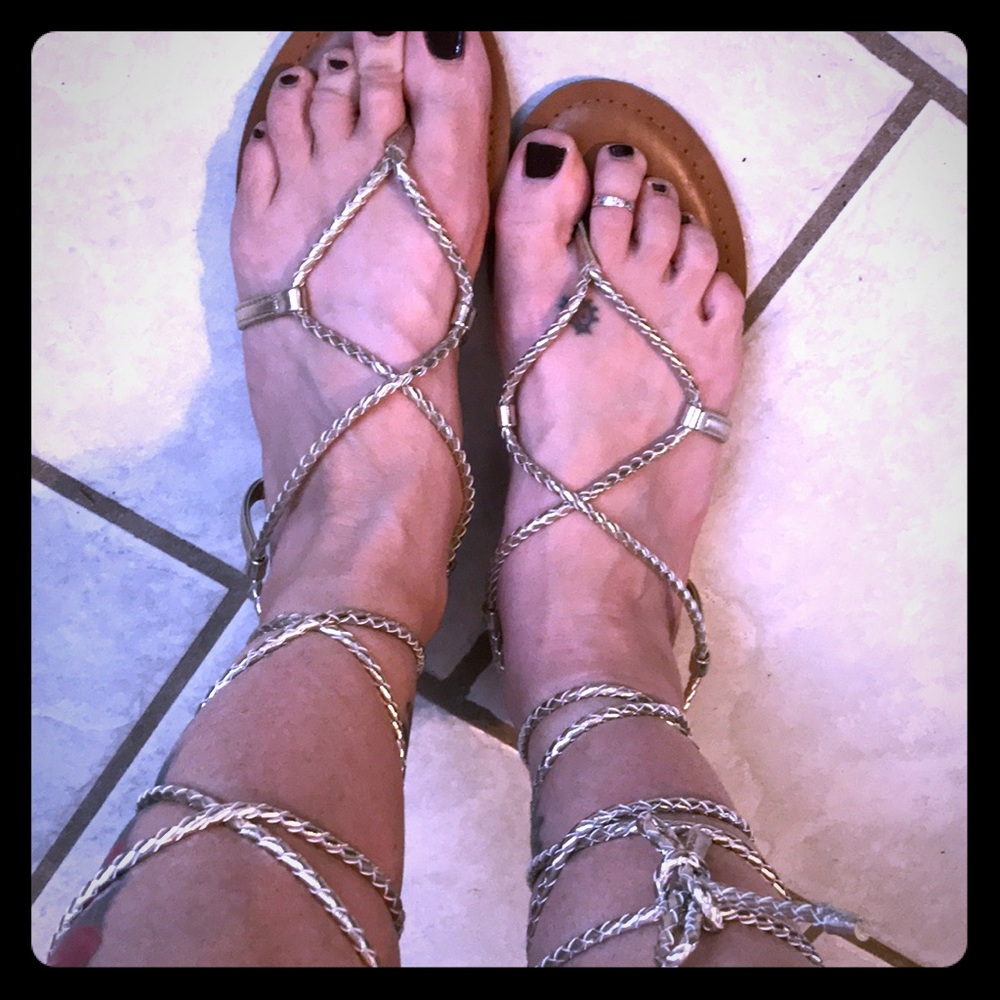 Strappy Flat Sandals